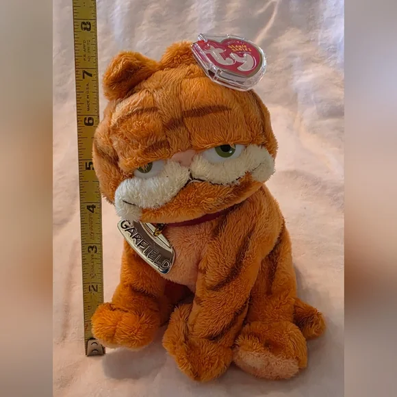 NWT-Ty Beanie Babies Garfield & Friends Plushies Set Of 7